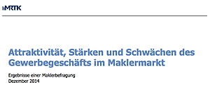 Attraktivität, Stärken und Schwächen des Gewerbegeschäfts im Maklermarkt