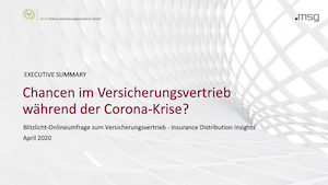 Chancen im Versicherungsvertrieb während der Corona-Krise?