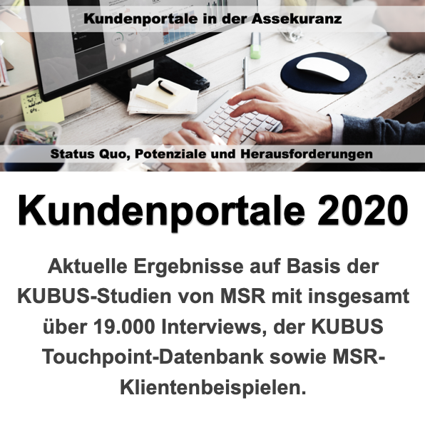 Studie: Kundenportale in der Assekuranz 2020