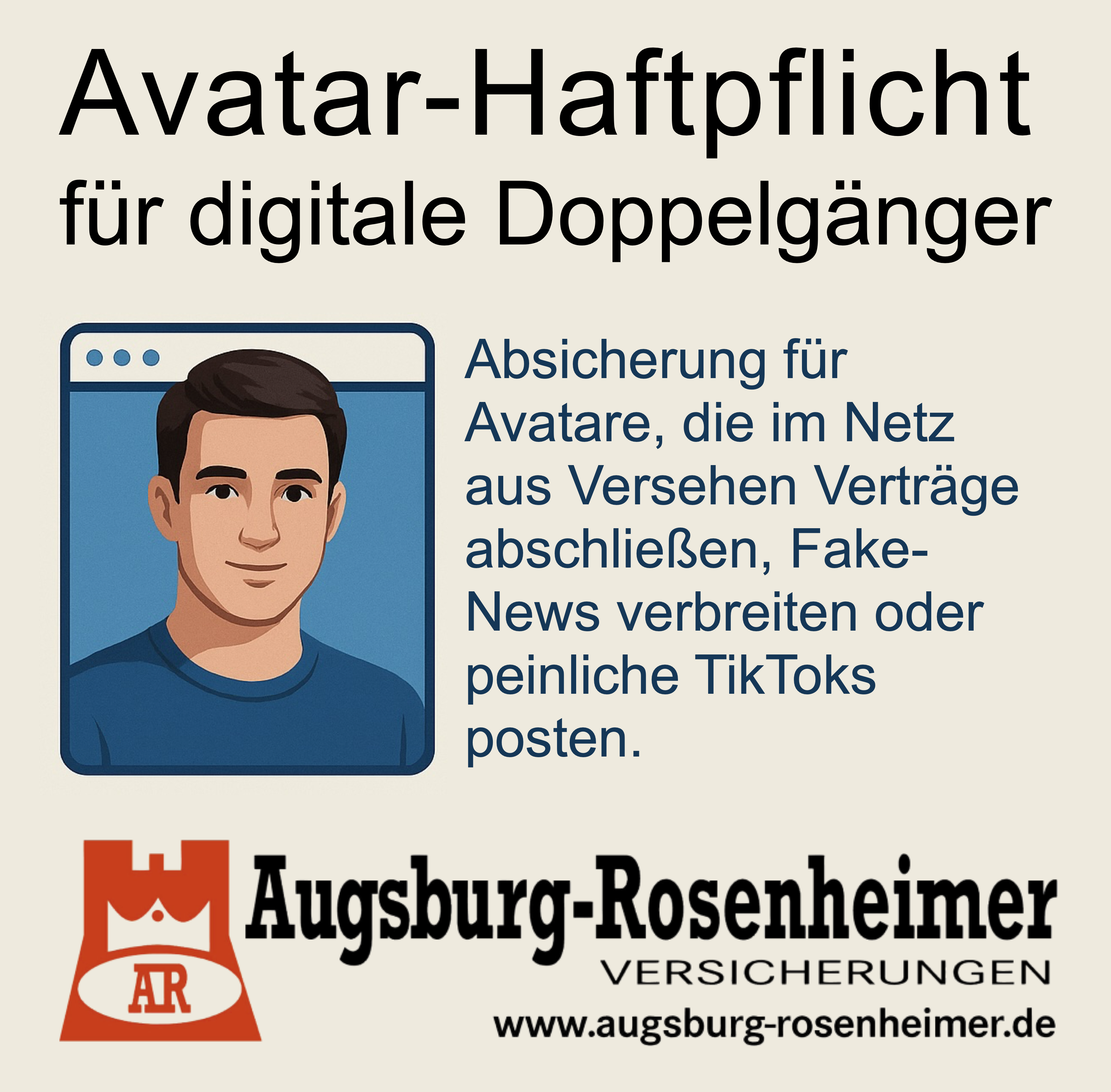 Neu: Avatar-Haftpflichtschutz für digitale Identitäten